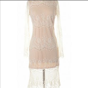 *NWT* Glamorous White Lace Dress - XS